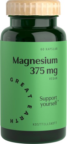 Pienoiskuva Great Earth Magnesium 375 mg, 60 kapselia