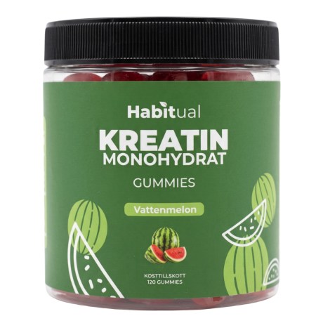Pienoiskuva Habitual Kreatiini Gummies, Vesimeloni, 120 Gummies
