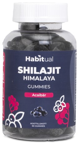Pienoiskuva Habitual Shilajit Gummies, Acai-marja, 60 Gummies