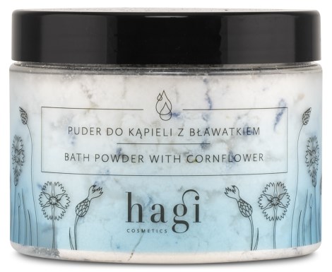 Hagi Bath Powder with Cornflower, Kauneudenhoito - Hagi