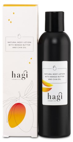 Hagi Natural Body Lotion w Mango Butter & Chia Oil, Kauneudenhoito - Hagi