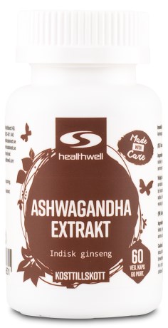 Healthwell Ashwagandha- kapselit, Terveys & Hyvinvointi - Healthwell