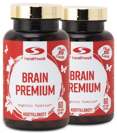 Pienoiskuva Healthwell Brain Premium, 120 kapselia