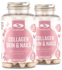Pienoiskuva Healthwell Collagen Skin & Nails, 180 kapselia
