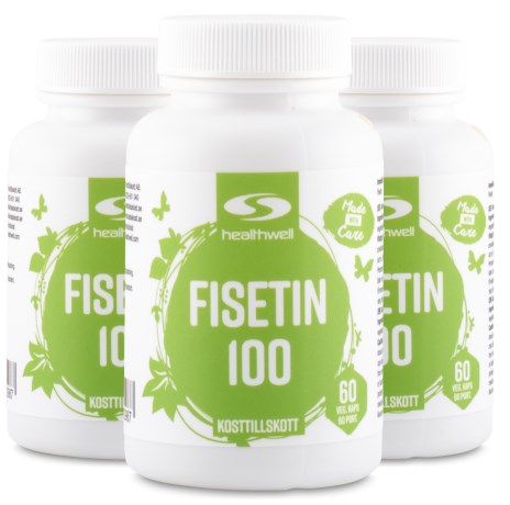 Pienoiskuva Healthwell Fisetiini 100, 180 kapselia