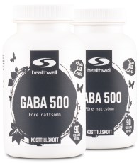 Pienoiskuva Healthwell GABA 500, 180 kapselia