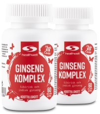 Pienoiskuva Healthwell Ginseng Kompleksi, 120 kapselia