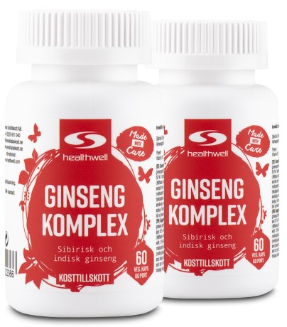 Pienoiskuva Healthwell Ginseng Kompleksi, 120 kapselia