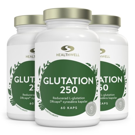 Pienoiskuva Healthwell Glutationi 250, 180 kapselia