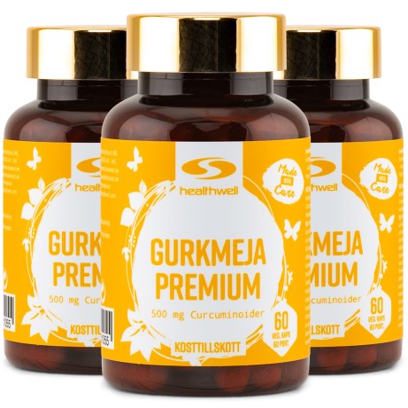 Pienoiskuva Healthwell Kurkuma Premium, 180 kapselia