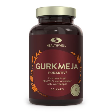Pienoiskuva Healthwell Kurkuma Premium, 60 kapselia