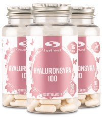 Pienoiskuva Healthwell Hyaluronihappo 100, 270 kapselia
