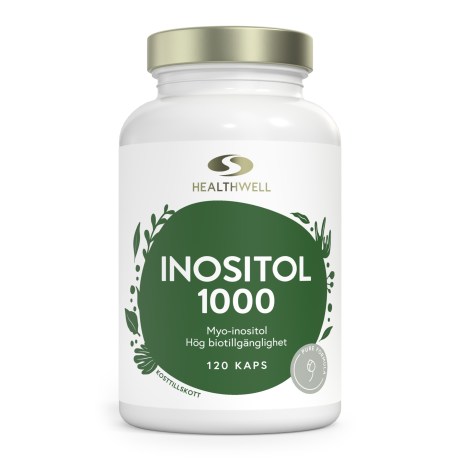 Pienoiskuva Healthwell Inositoli 1000, 120 kapselia