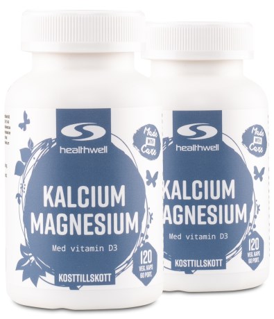 Pienoiskuva Healthwell Kalsium Magnesium , 240 kapselia
