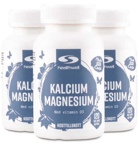 Pienoiskuva Healthwell Kalsium Magnesium , 360 kapselia