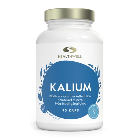 Pienoiskuva Healthwell Kalium, 90 kapselia