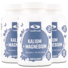 Pienoiskuva Healthwell Kalium+Magnesium, 360 kapselia