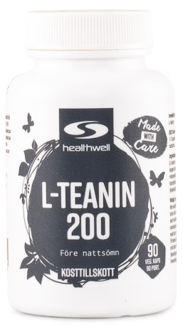 Healthwell L-teaniini 200, Terveys & Hyvinvointi - Healthwell