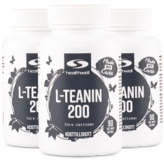 Pienoiskuva Healthwell L-teaniini 200, 270 kapselia