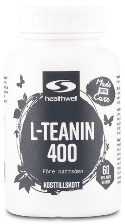 Healthwell L-teaniini 400, Terveys & Hyvinvointi - Healthwell