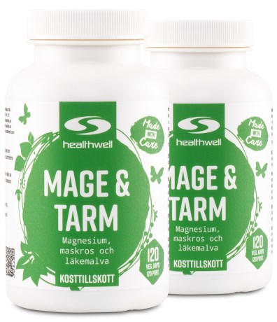 Pienoiskuva Healthwell Vatsa & Suolisto Kapselit, 240 kapselia