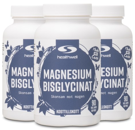 Pienoiskuva Healthwell Magnesium Bisglysinaatti, 270 kapselia