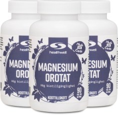 Pienoiskuva Healthwell Magnesiumorotaatti 1000, 270 tablettia