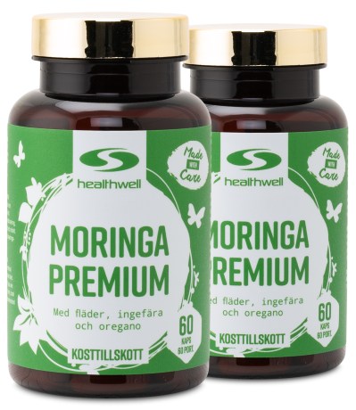 Pienoiskuva Healthwell Moringa Premium, 120 kapselia