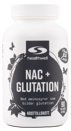 Healthwell NAC+Glutation, Terveys & Hyvinvointi - Healthwell