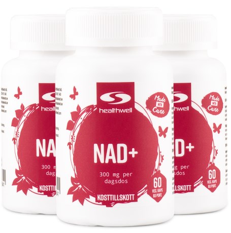 Pienoiskuva Healthwell NAD+, 180 kapselia
