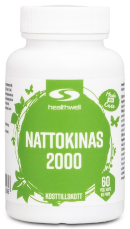 Pienoiskuva Healthwell Nattokinaasi 2000, 60 kapselia