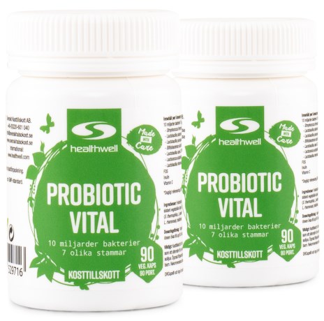 Pienoiskuva Healthwell Probiotic Vital Maitohappobakteerit, 180 kapselia