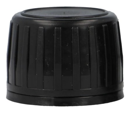 Pienoiskuva Healthwell PURE korkki lasi- ja PET-pulloihin, 28 mm, Musta