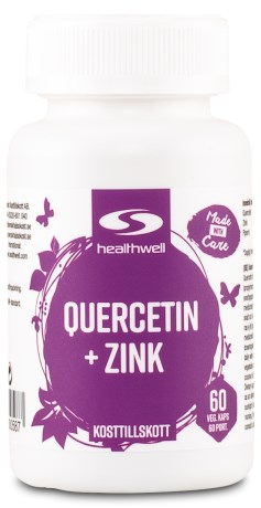 Healthwell Quercetin+Zink, Terveys & Hyvinvointi - Healthwell