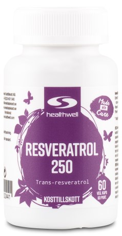 Healthwell Resveratrol 250, Terveys & Hyvinvointi - Healthwell