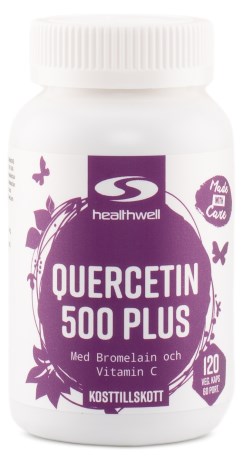 Healthwell Quercetin 500 Plus, Terveys & Hyvinvointi - Healthwell