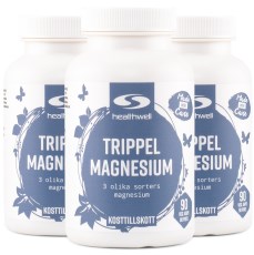 Pienoiskuva Healthwell Kolmoismagnesium, 270 kapselia