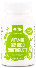 Healthwellin B12-vitamiini 1000 imeskelytabletit 
