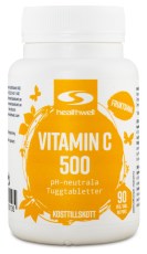 Healthwell C-vitamiini 500 Purutabletti 