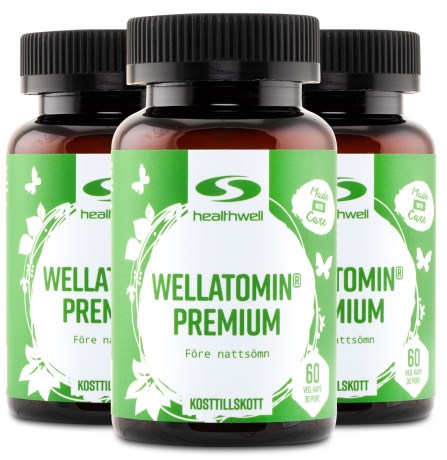 Pienoiskuva Healthwell Wellatomin Premium, 180 kapselia
