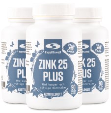 Pienoiskuva Healthwell Sinkki 25 Plus, 270 kapselia