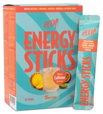 Pienoiskuva HEEY Energy Sticks Koffein+Guarana, Tropical, 30 annospussia