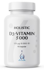 Holistic D3-vitamiini 5000 IE