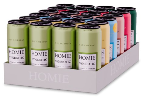 Pienoiskuva Homie Wake Up Synbiotic Mix Summer 6x4, 24 kpl