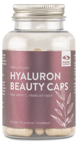Svenskt Kosttillskotin Hyaluron Beauty Caps, Terveys & Hyvinvointi - Svenskt Kosttillskott