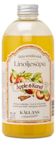 Pienoiskuva Kllans Pellavaljysaippua Tuoksulla, 500 ml, Omena & Kaneli