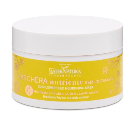 MaterNatura Sunflower Seeds Restoring Mask for Dry/Damaged Hair, Kauneudenhoito - MaterNatura