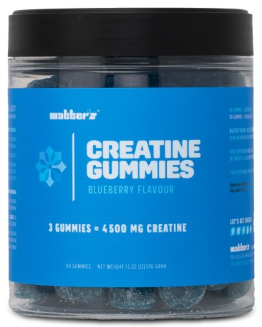 Pienoiskuva Matters Creatine 4500 mg, Mustikka, 90 Gummies