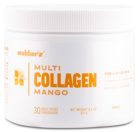 Pienoiskuva Matters Multi-Collagen maustettu kollageeni, Mango, 217 g