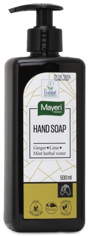 Pienoiskuva Mayeri Hand Soap, 500 ml, Ginger /Lime/ Mint Herbal Water